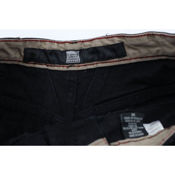 Vintage 90s Marithe Francois Girbaud Mens 32 Distressed Baggy Denim Shorts Jorts - Picture 8 of 13